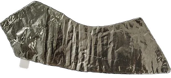 a Thermapatch™ peel-and-stick heat shield - 4 A flexible, peel-and-stick heat shield