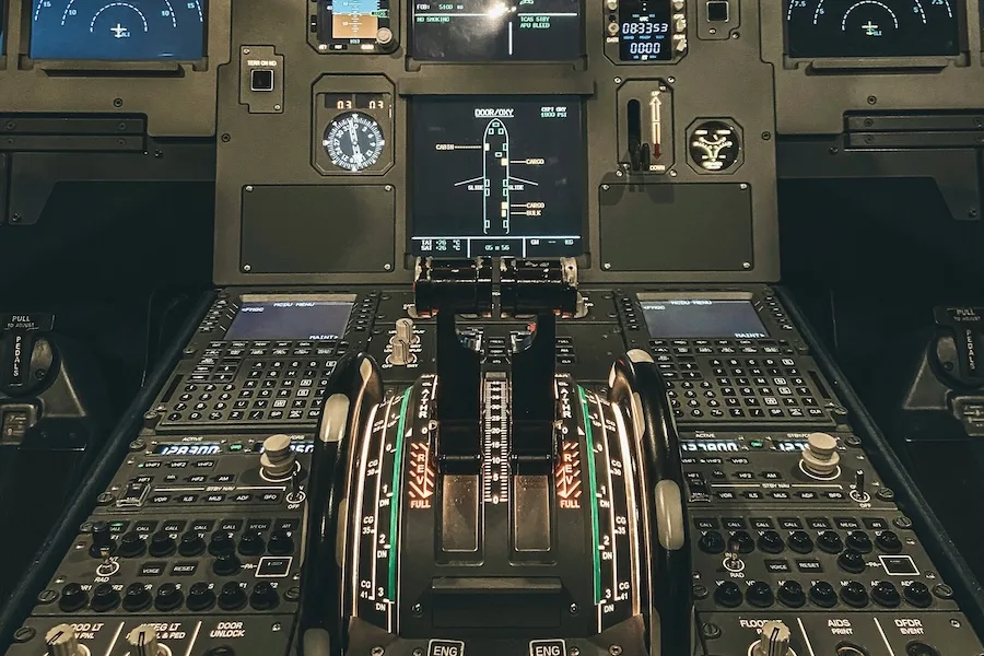 An airplane control console An airplane control console - just one of many aerospace applications for Soundwich specialty products